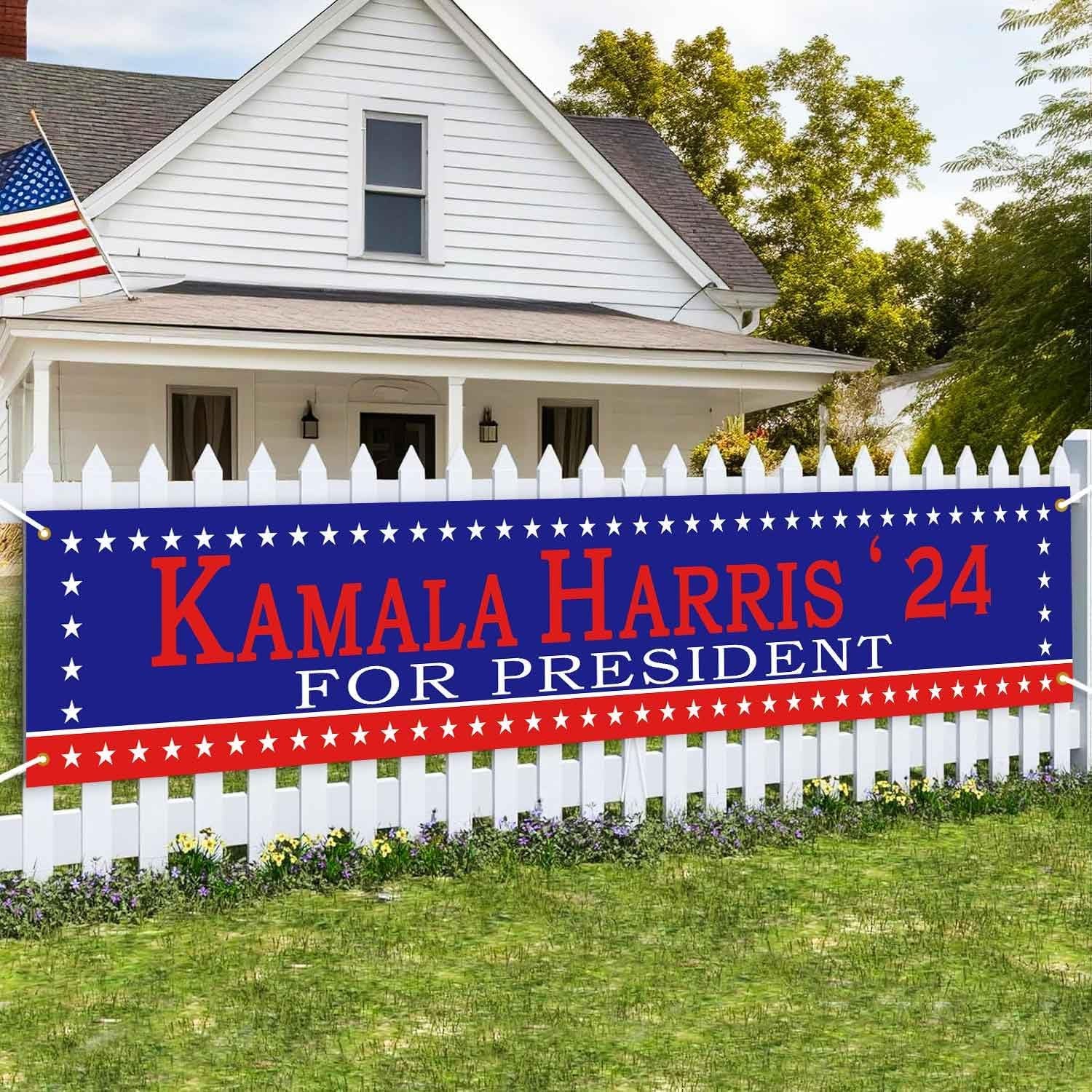 Kamala Harris 2024 Banner, Gift For Kamala Harris Supporters, Election 2024