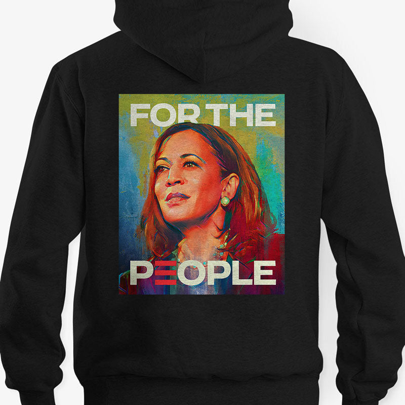 Kamala Harris For The People Retro, Kamala Harris Backprint Shirt, Gift For Kamala Harris Supporters, Election 2024